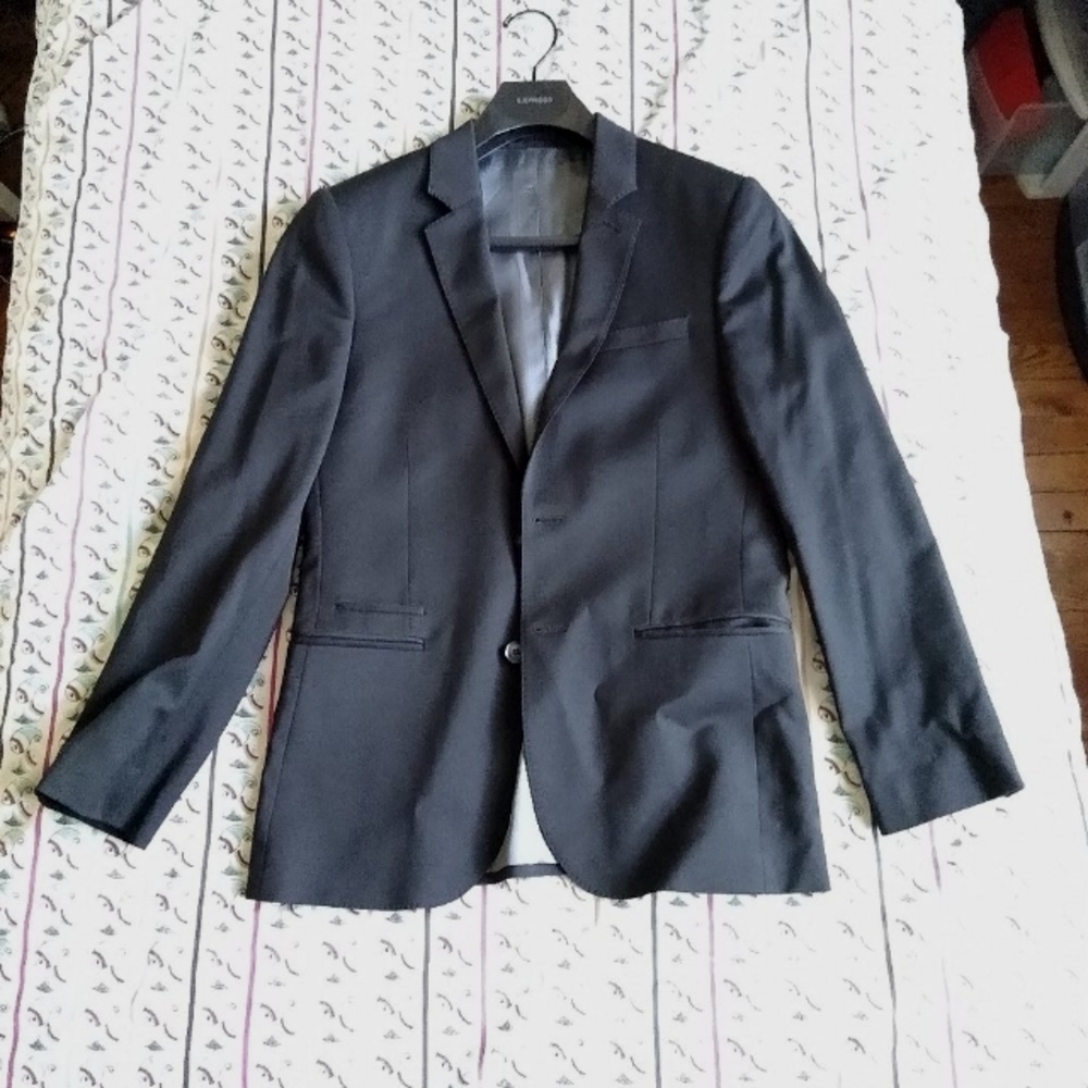 EXRESS Fitted Black Blazer (36S)